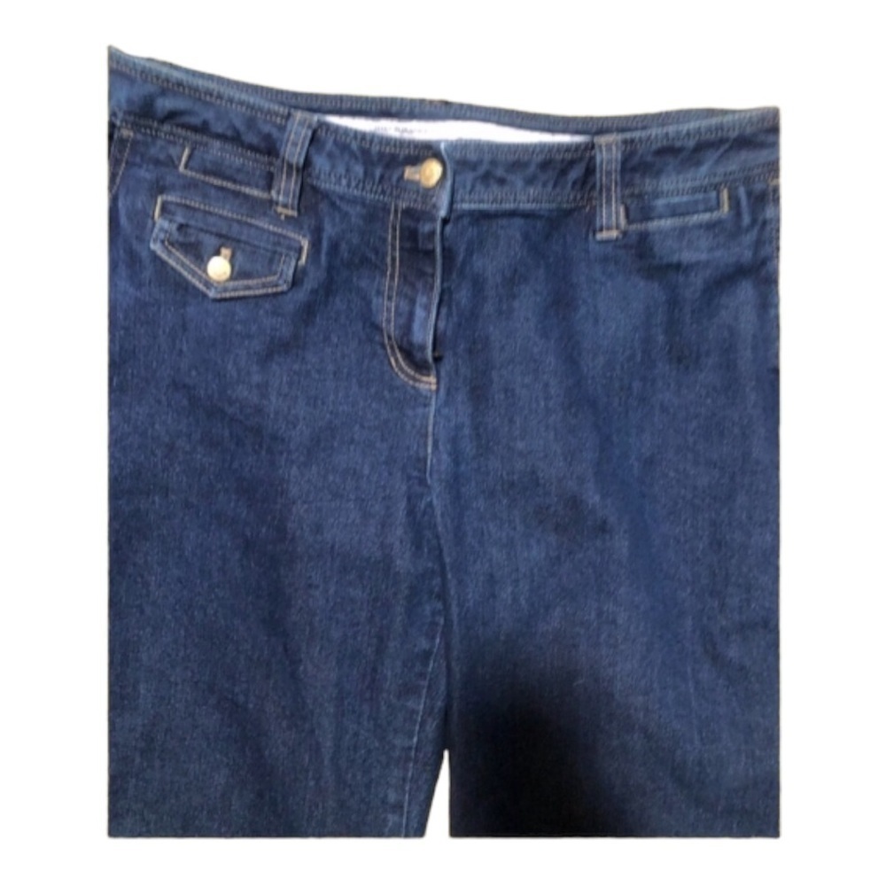 Beautiful - Jones Studios Women’s Dark wash Jeans Size 16 - Picture 5 of 6